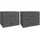 vidaXL Hängenachtschrank 2 Stk. 50 x 36 x 40 cm Grau