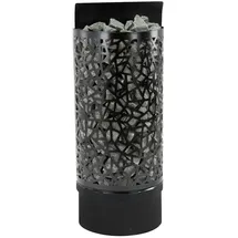 InfraWorld Saunaofen Atlas Wall Black 6 kW + Saunasteine