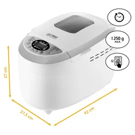tzs-first-austria Brotbackautomat FA-5152-3, 12 Programme, Kunststoff, bis 1250g, weiß