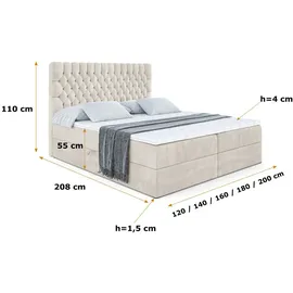 altdecor Serene 160 x 200 cm H4 Creme