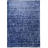 Tom Tailor Shine uni Kurzflorteppich 85 x 155 cm navy
