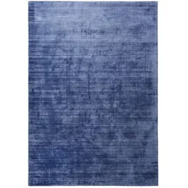 Tom Tailor Shine uni Kurzflorteppich 85 x 155 cm navy