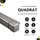 tktrading24 10x Quadrat-Profil Edelstahlschiene Fliesenschiene Fliesenprofil L250cm 10mm gebürstet