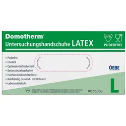 Domotherm Untersuchungshandschuhe Latex Unsteril Puderfrei L Bla