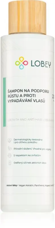 Lobey Hair Care Shampoo für verbesserten Haarwuchs und gegen Haarausfall 200 ml