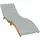 vidaXL Sonnenliegen-Auflage 200 x 70 x 4 cm melange grau 1 St.