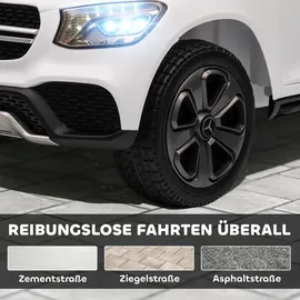 aiyaplay Kinder Elektroauto Mercedes-Benz Concept GLC Coupe 12V Weiß