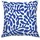 Tom Tailor Kissenbezug Floral 40 x 40 cm Blau/Weiß