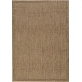 KADIMA DESIGN Küchenteppich Uni Robust Waschbar Strapazierfähig Terrasse Garten Braun 120x170 cm OEKO-TEX Schadstoffgeprüft – ORIANA von Kadima Design