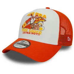 Orangene New Era Food Hot Sauce A-Frame Trucker Cap Orange - STK