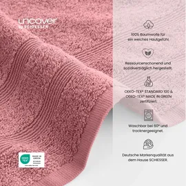 SCHIESSER Brooklyn Handtuchset 2-tlg. rosa
