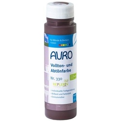 Auro Vollton- und Abtönfarbe 330 eisenoxid-braun - 0,25 l Flasche