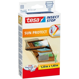 Tesa Insect Stop Sun PROTECT Moskitonetz Fenster Silber