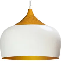 Bamyum Pendelleuchte Kreis Pendelleuchte Weiss (E27)
