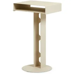 Pedestal - Sidekick Table, pearl