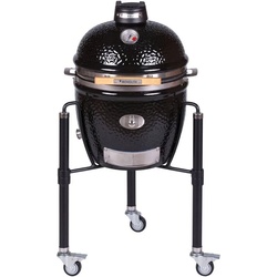 MONOLITH Keramikgrill Monolith Grill Junior PRO Serie 2.0 Schwarz – MIT Gestell