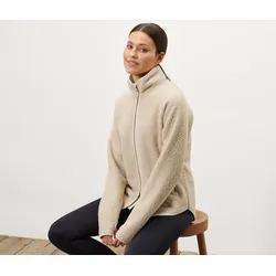 Tchibo - Teddy-Jacke offwhite - Damen - Gr. L - offwhite