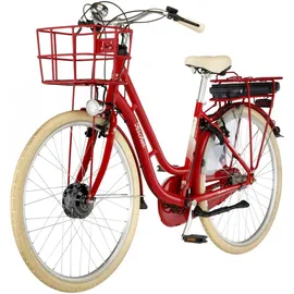 Fischer E-Bike Cita RETRO 2.0 Elektrofahrrad für Damen und Herren, RH 48 cm, 28 Zoll, 418 Wh Rücktritt