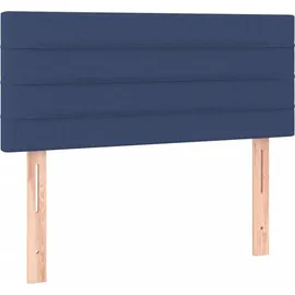 vidaXL Boxspringbett 100 x 200 cm Blau