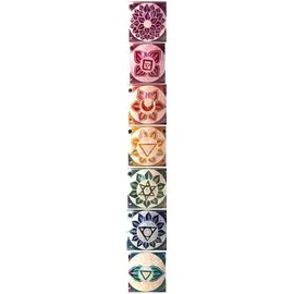 Saraswati Räuchergefäß '7 Chakren' Speckstein