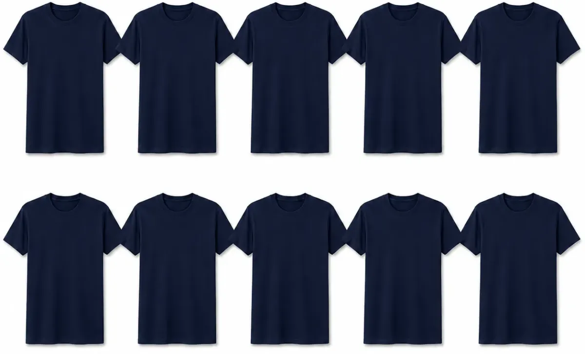 Fruit of the Loom - 10er Pack Valueweight Unisex T-Shirt - Navy / XXL