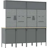 vidaXL, Werkstattschrank, Werkstattschrank (55 cm, 200 cm)