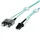 EasyLan LSD32100030 Glasfaser LWL Anschlusskabel 3m türkis,