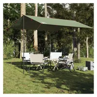 vidaXL Tarp Grün 360x294 cm Wasserdicht