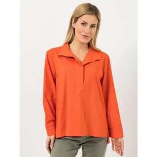 AMINATI® Bluse, 1/1-Arm Zierkragen Seitenschlitze Längenunterschied