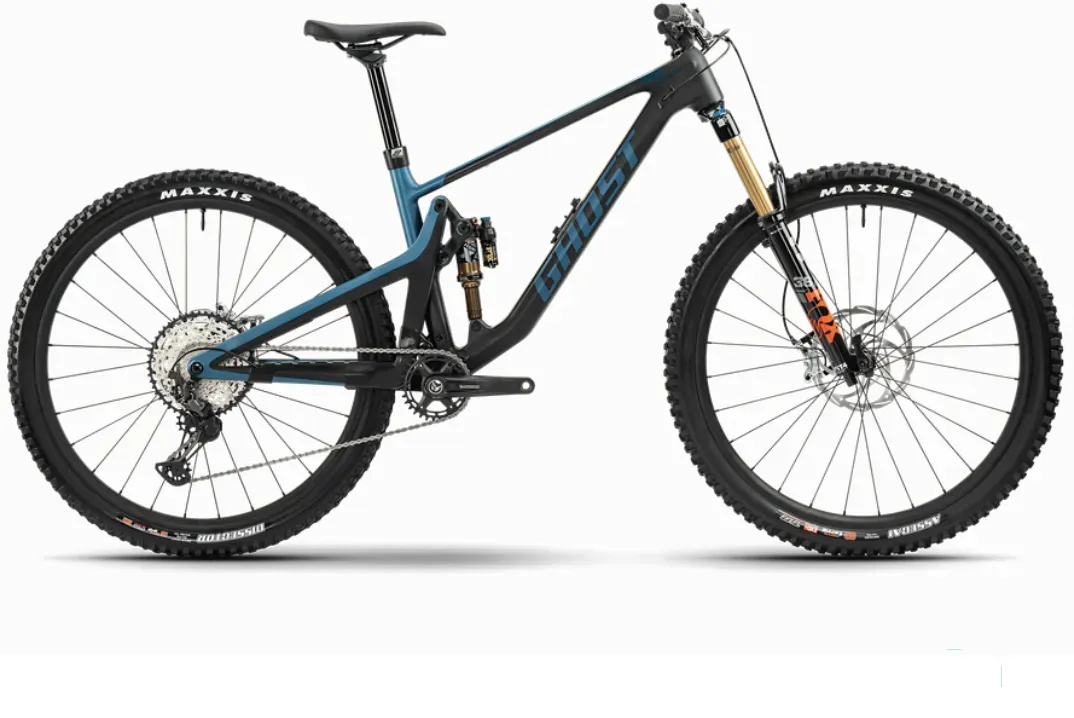 Riot Trail CF Full Party - Uni carbon/met. dirty blue - matt