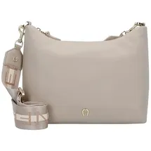 Aigner Zita Umhängetasche Leder 26.5 cm grau