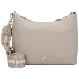 Aigner Zita Umhängetasche Leder 26.5 cm grau