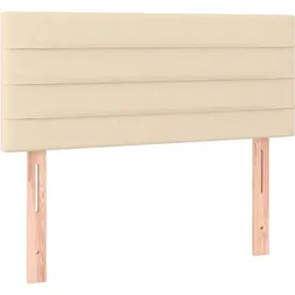 vidaXL Boxspringbett 90 x 200 cm Creme