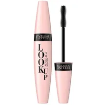 Eveline Cosmetics Intensiv Schwarze Volumen-Mascara mit Silikonbürste für alle Wimperntypen