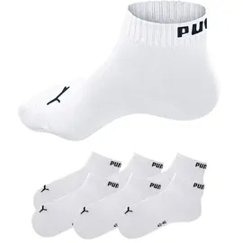 Puma Unisex Quarter Plain ECOM 6P weiß