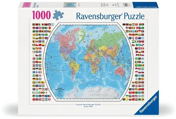Political World Map 1000p