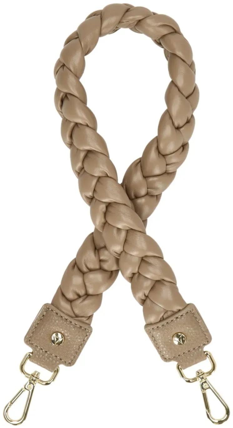 HEY MARLY Schulterriemen Braided Strap mocha