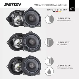 ETON UG BMW 10 XW – 10 cm 2-Wege Lautsprecher Coax System, passend für BMW