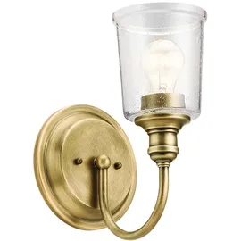 Kichler Wandleuchte H 29,2cm 1 Flammig 17,5x29,2cm Messing