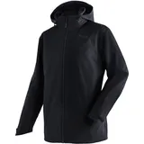 3-in-1-Funktionsjacke MAIER SPORTS "Ribut M" Gr. 28, schwarz Herren Jacken funktionale Doppel-Jacke für Wanderungen und Ausflüge