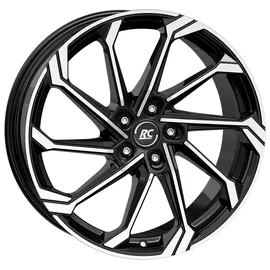 RC Design RC36 8 x 19 5 x 112 ET45,1 MB66,6 Schwarz Glanz Poliert