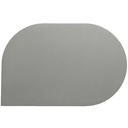 Tisch-Set Edel PU-Leder hellgrau 45,0x30,0x0,17cm