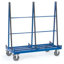 FETRA Plattenwagen 4474-beidseitig - Tragkraft 1200kg Elastic-Vollgummi-Reifen