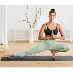 Tchibo - Yoga- und Fitnessmatte - schwarz