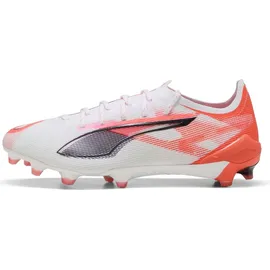 Puma Ultra 5 Ultimate Herren Puma White-Puma Black-Glowing Red 46