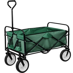 TECTAKE Faltbarer Bollerwagen - grün
