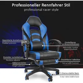 MuCoLa Gamingstuhl Drehstuhl Grau PC