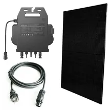 Marstek Balkonkraftwerk mit 450W monokristallin 800 W inkl. MI0800W Mikrowechselrichter 0,8 kW