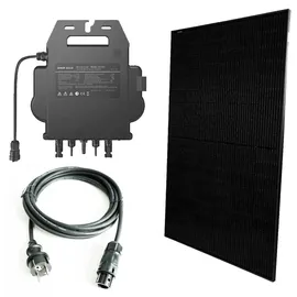 Marstek Balkonkraftwerk mit 450W monokristallin 800 W inkl. MI0800W Mikrowechselrichter 0,8 kW