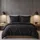 Traumschlaf Pure Mako-Satin 135 x 200 cm + 80 x 80 cm schwarz